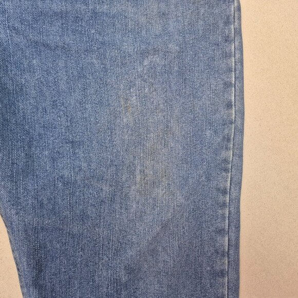 Signature Levi Strauss Women's Stretch Mid-Rise Slim Blue Jeans Sz 40/28 VINTAGE - Picture 5 of 11